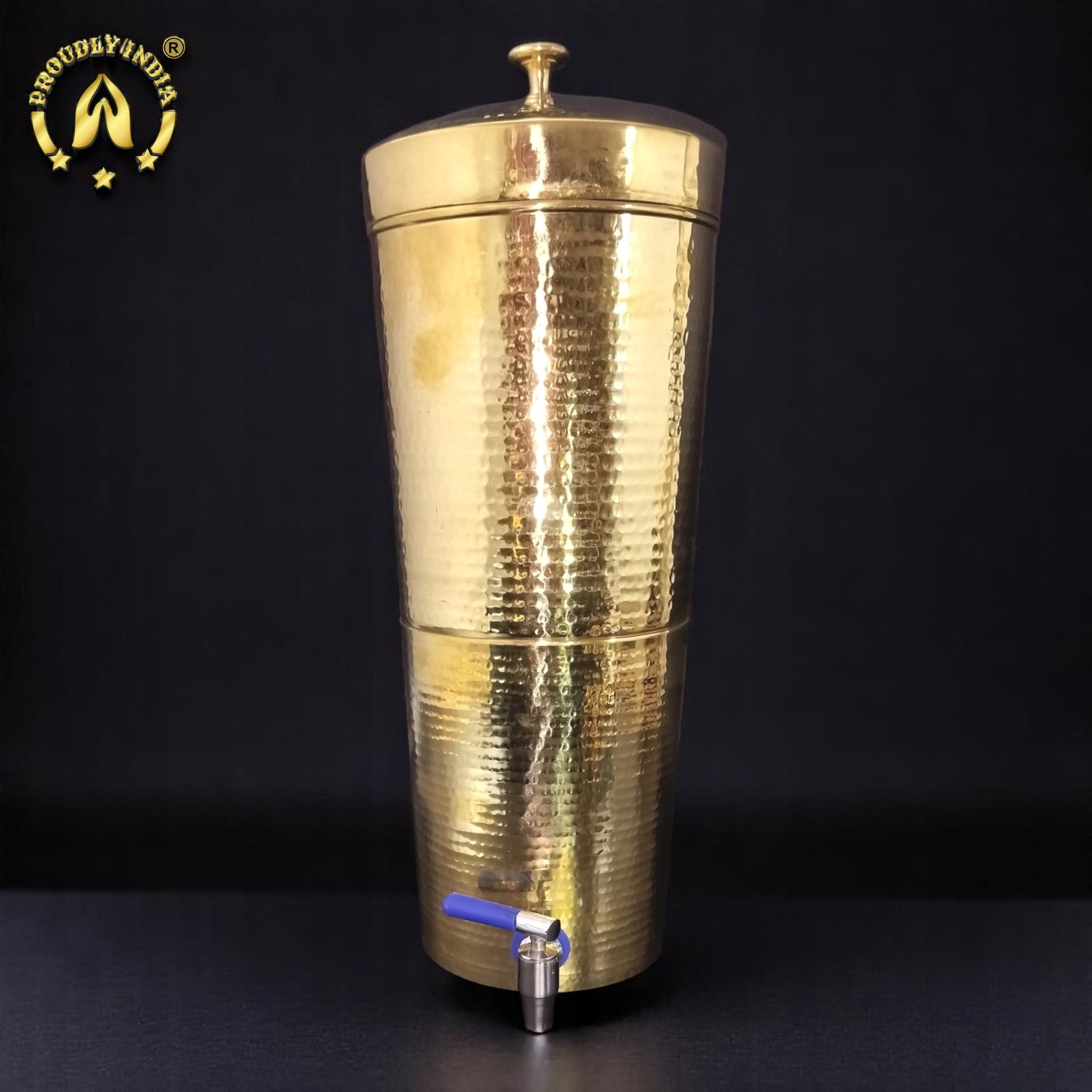 Big Party Brass Coffee Filter with 20 Dabaras