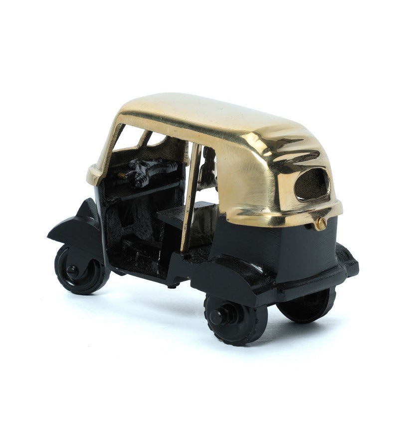 Brass Indian Auto Rickshaw Miniature