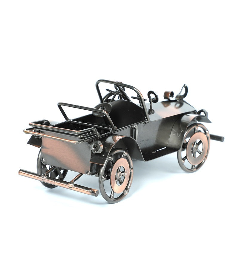 Vintage Military Miniature Jeep Showpiece