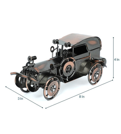 Vintage Military Car Miniature Retro Vehicle Showpiece