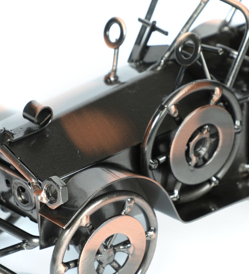 Vintage Military Miniature Jeep Showpiece