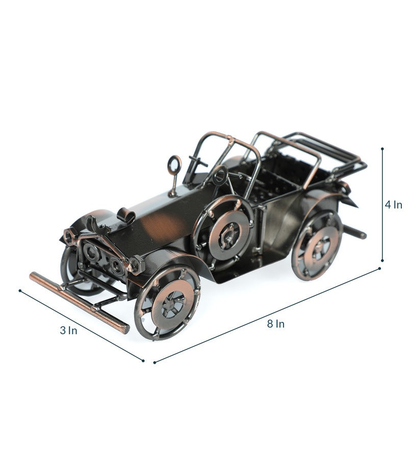 Vintage Military Miniature Jeep Showpiece