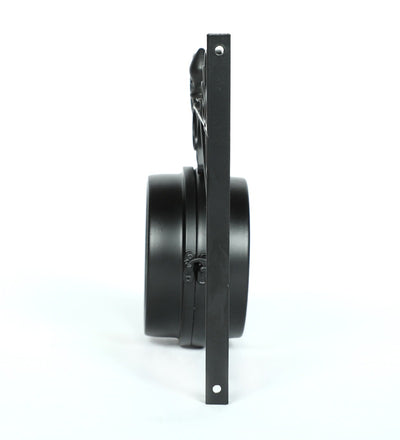 Black Flower Bracket Victorian Double Sided Wall Clock