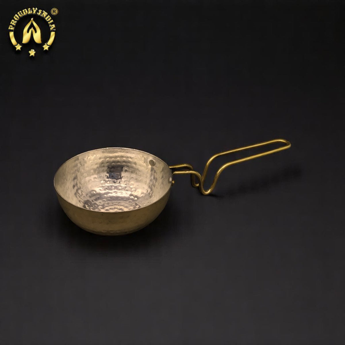 Set of 3 Brass Tadka Pan