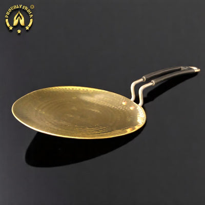 Brass Dosa Tawa with Brass Ladle