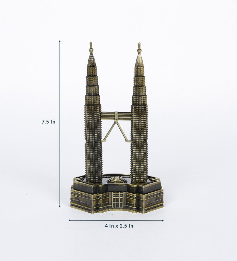 Malaysia Twin Tower Vintage Miniature Showpiece