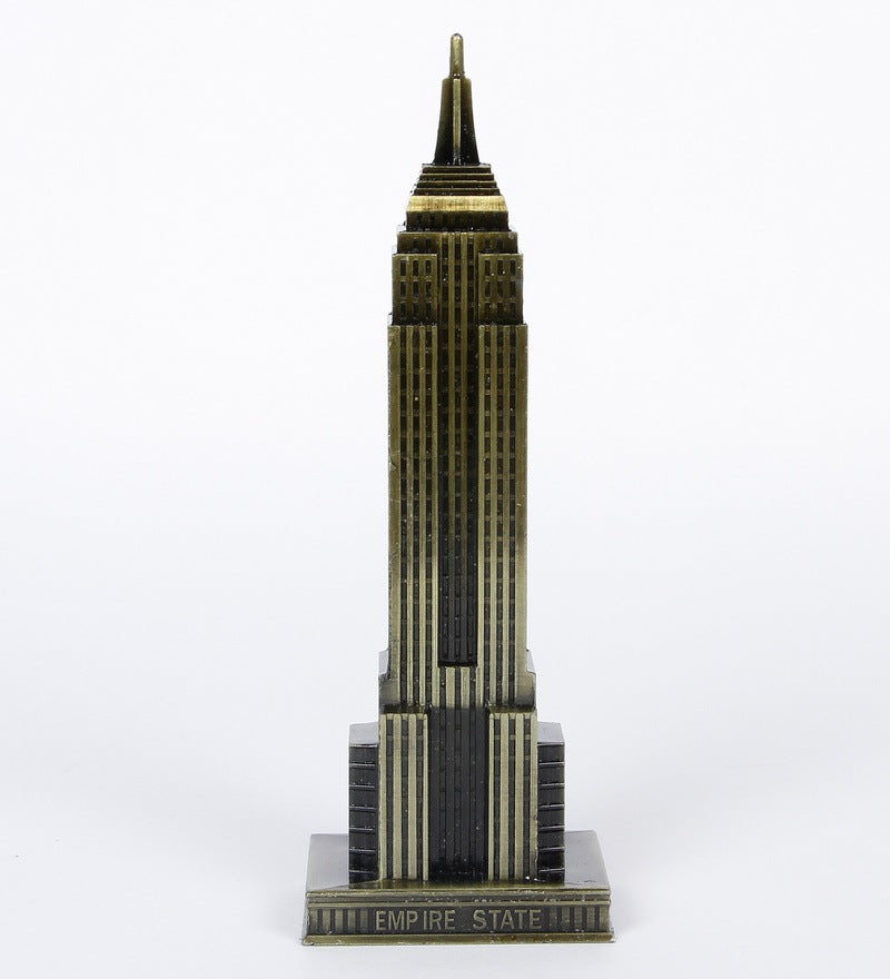 Bronze Iron Souvenir Empire State Building Miniature