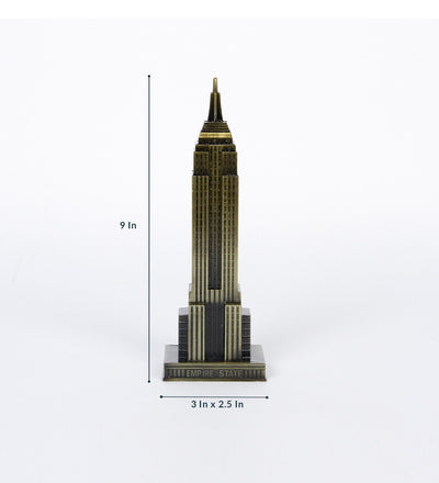 Bronze Iron Souvenir Empire State Building Miniature
