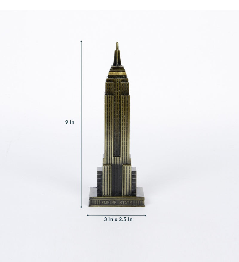 Bronze Iron Souvenir Empire State Building Miniature