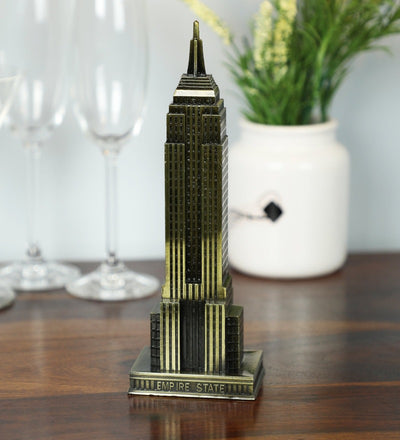 Bronze Iron Souvenir Empire State Building Miniature