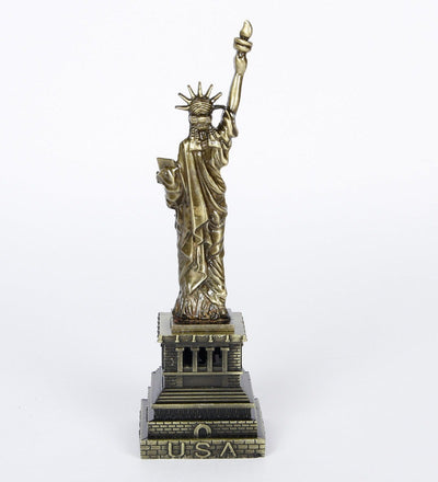 Bronze Iron Statue Of Liberty Showpiece