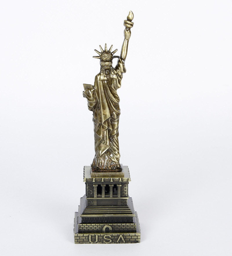 Bronze Iron Statue Of Liberty Showpiece