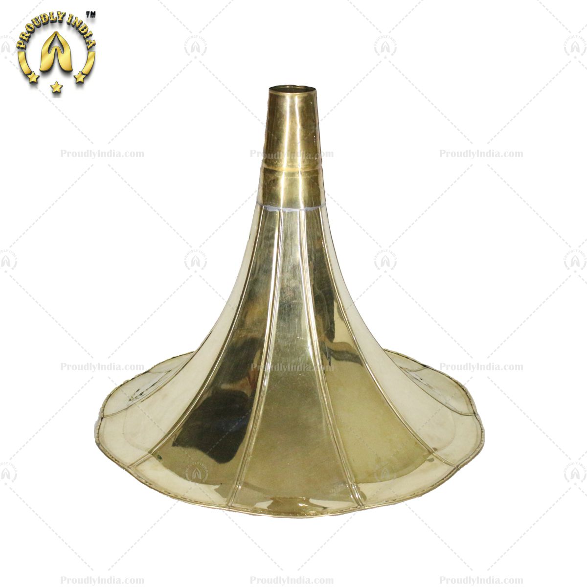 Gold Plain Brass Horn