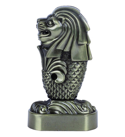 Lion Head Copper Metal Animal Figurine