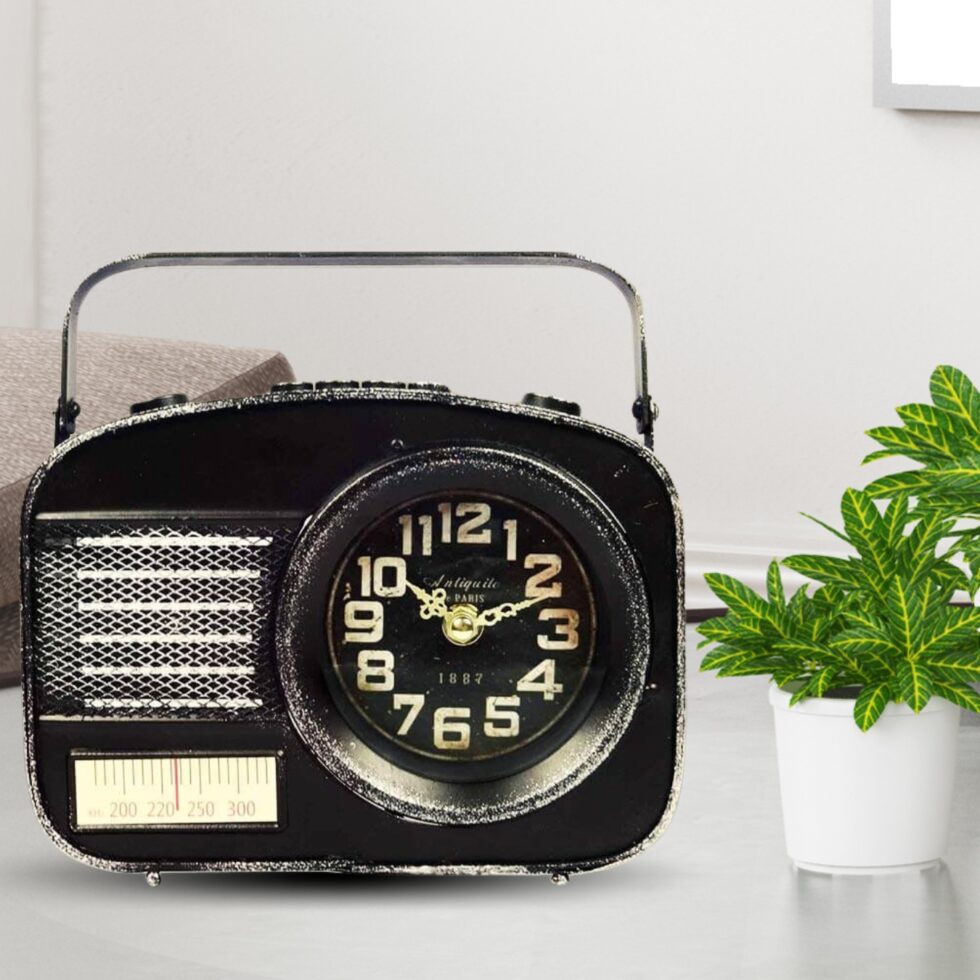 Metal Design Brown Vintage Radio Transistor