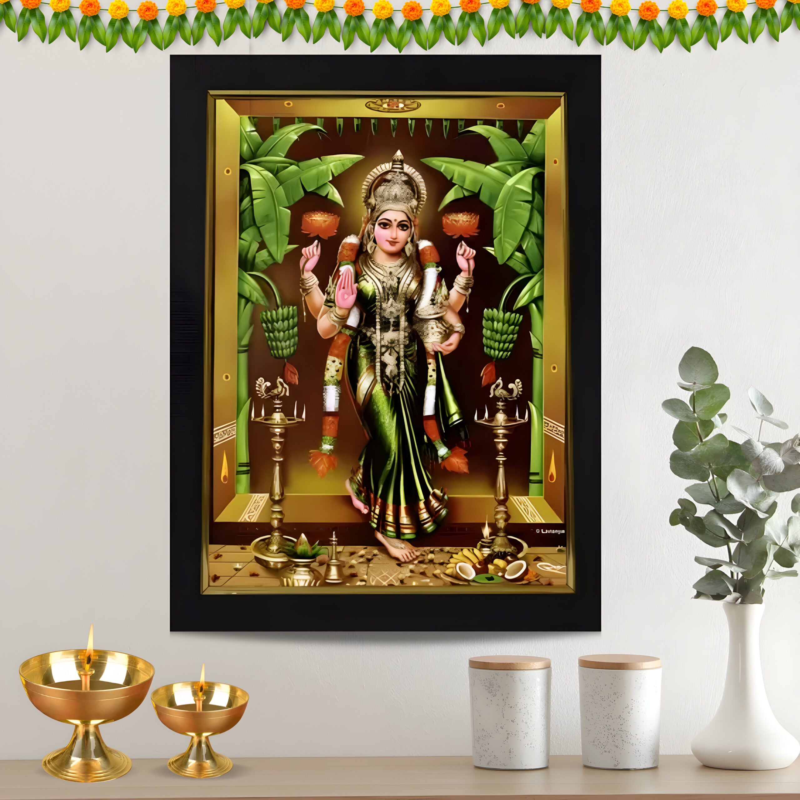 Lakshmi God Photo Religious Frame