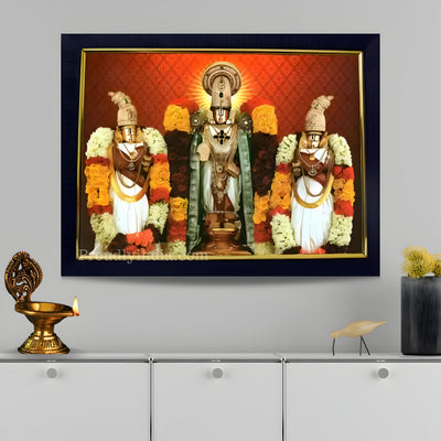 Tirupati Balaji Lakshmi God Photo Frame Religious Fra