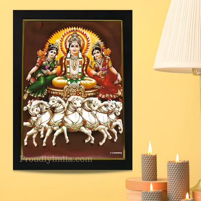 Lord Surya bhagavan Religious Frame