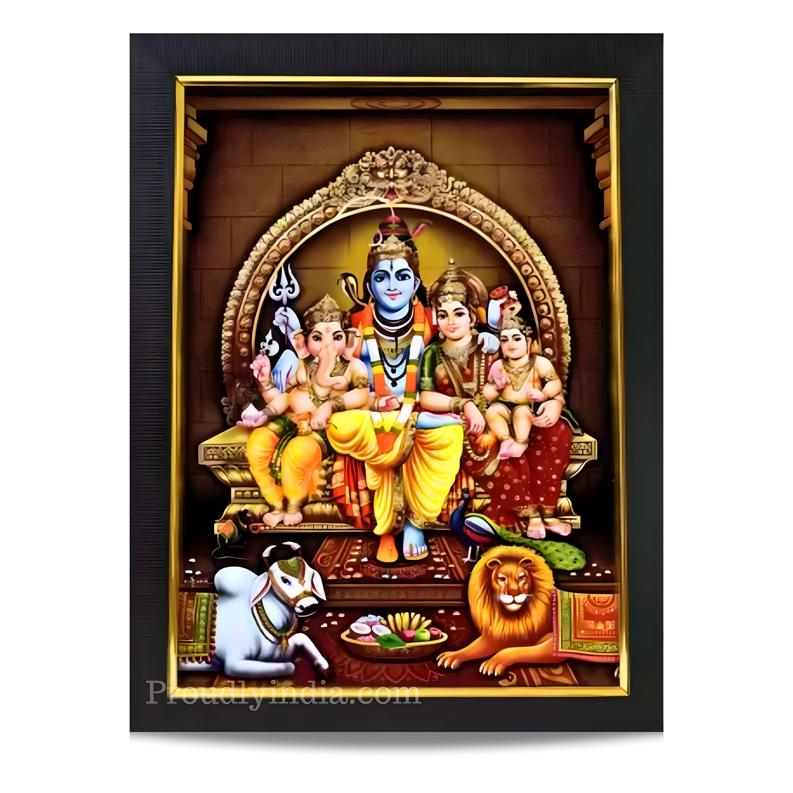 Shiva Kutumbam God Photo Frame