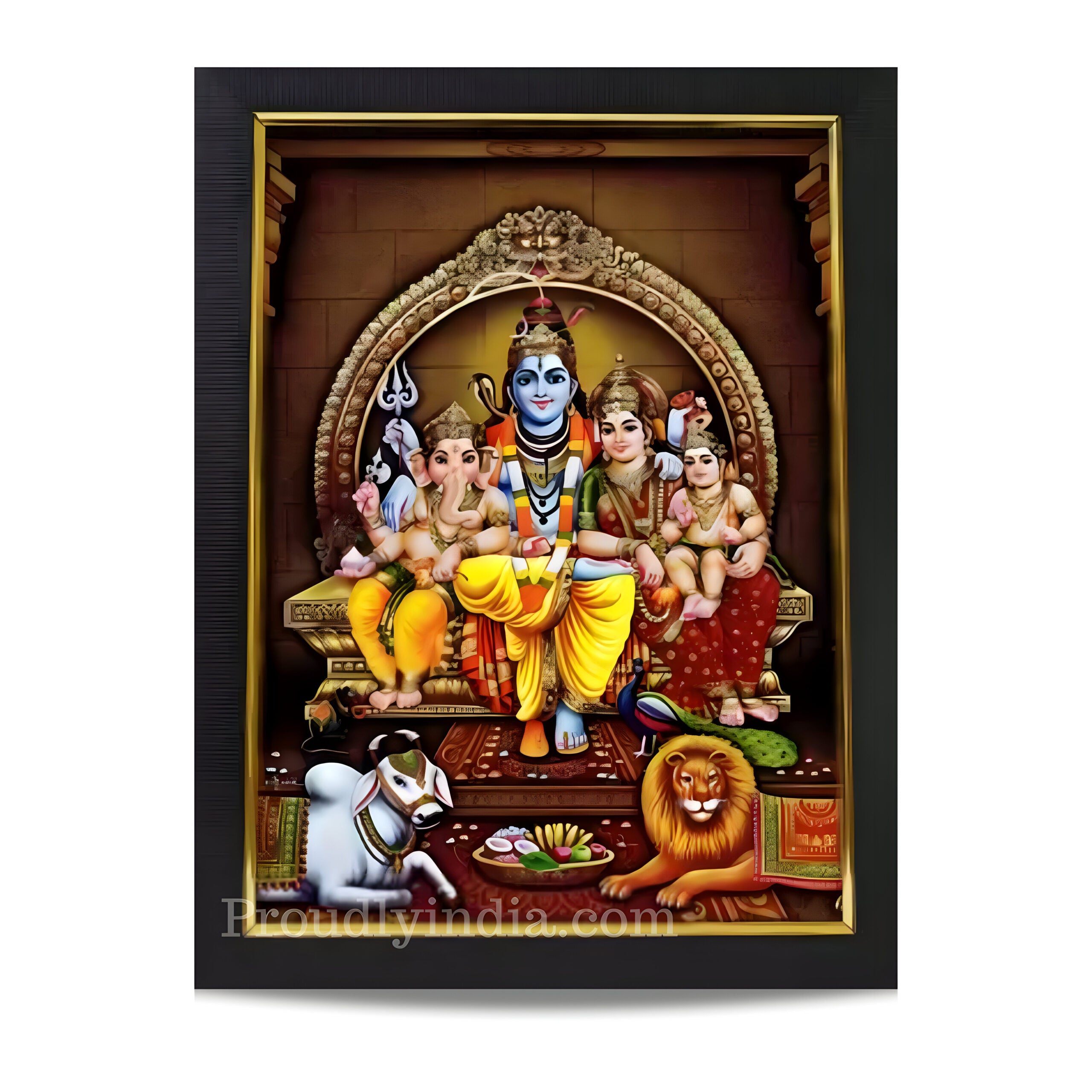 Shiva kutumbam Idol Photo Frame