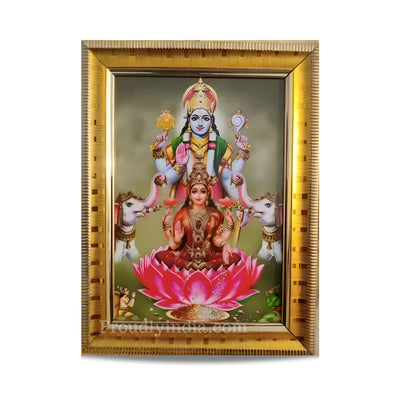 Vishnu Lakshmi Religious Frame