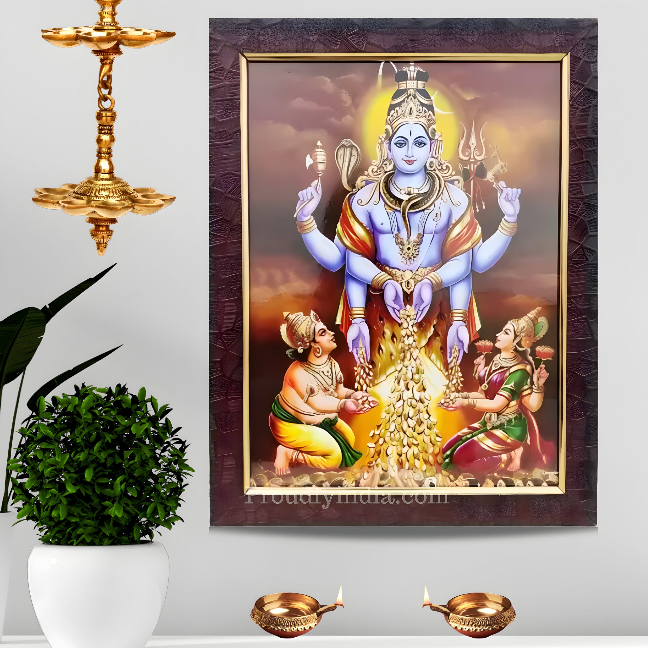Swarnakarshana Bhairava Photo Frame