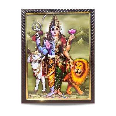 Ardhanareeshwar Photo Religious Frame