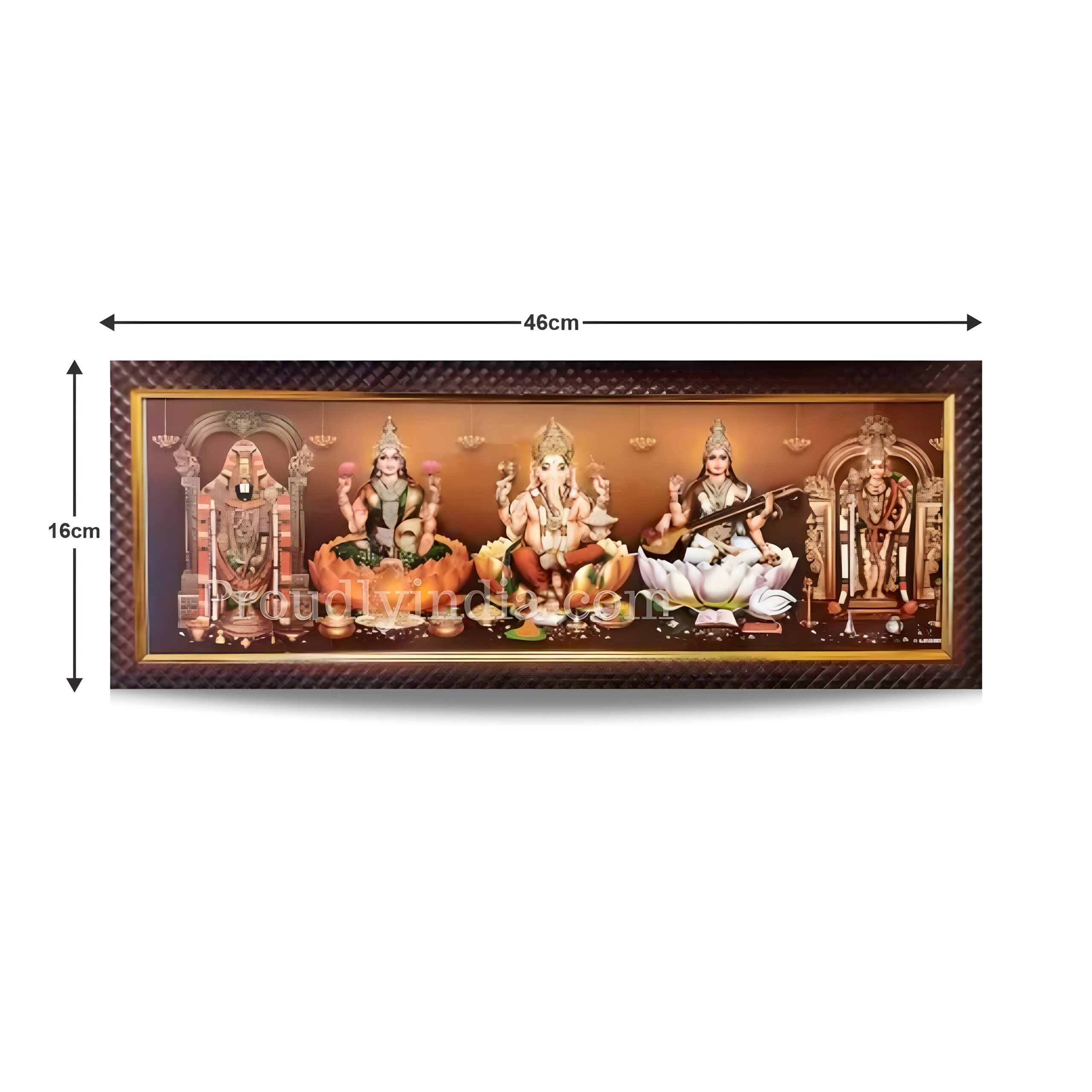 5 god and goddess in a photo frame Religious Frame
