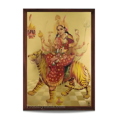 Durga maa Idol Religious Frame
