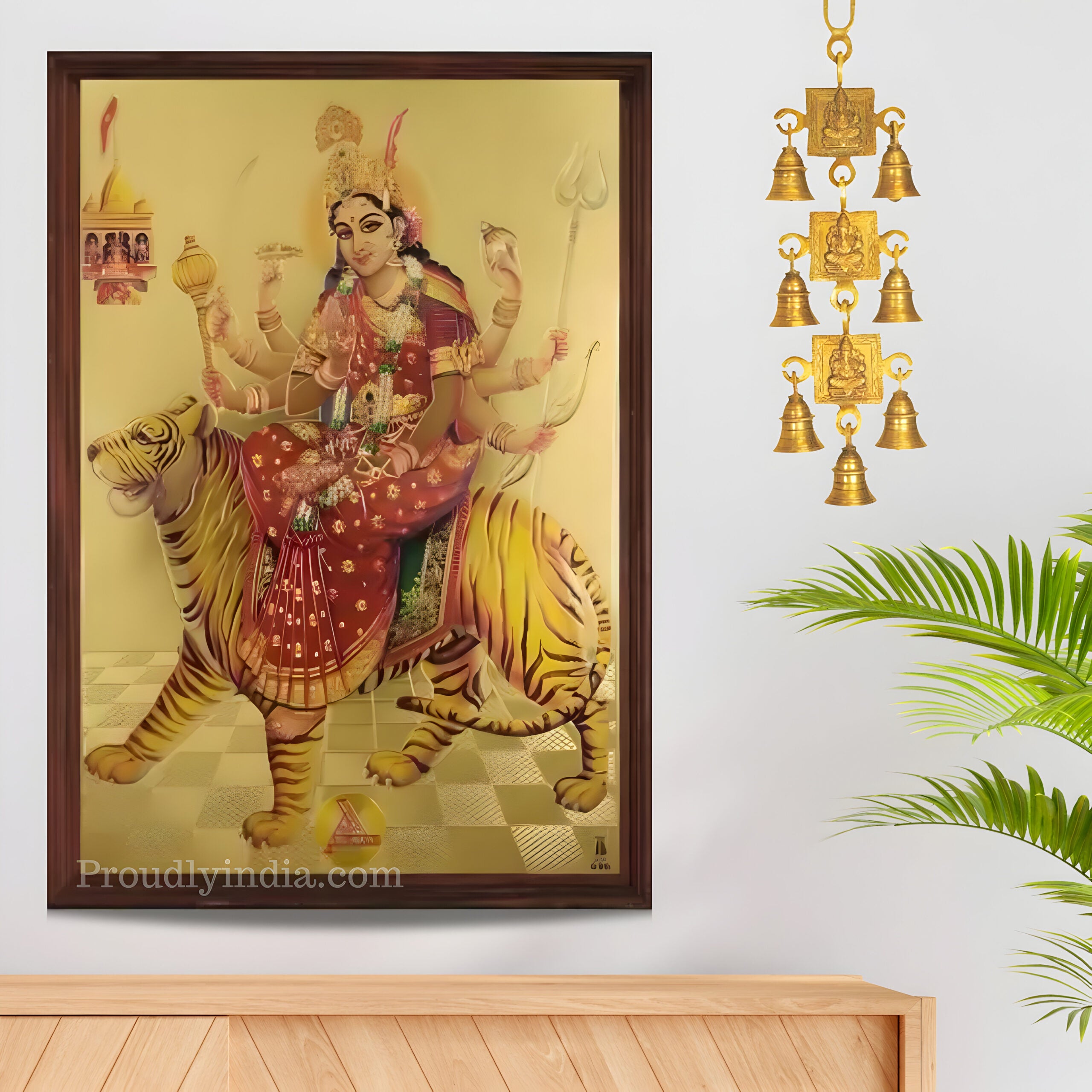 Durga maa Idol Religious Frame