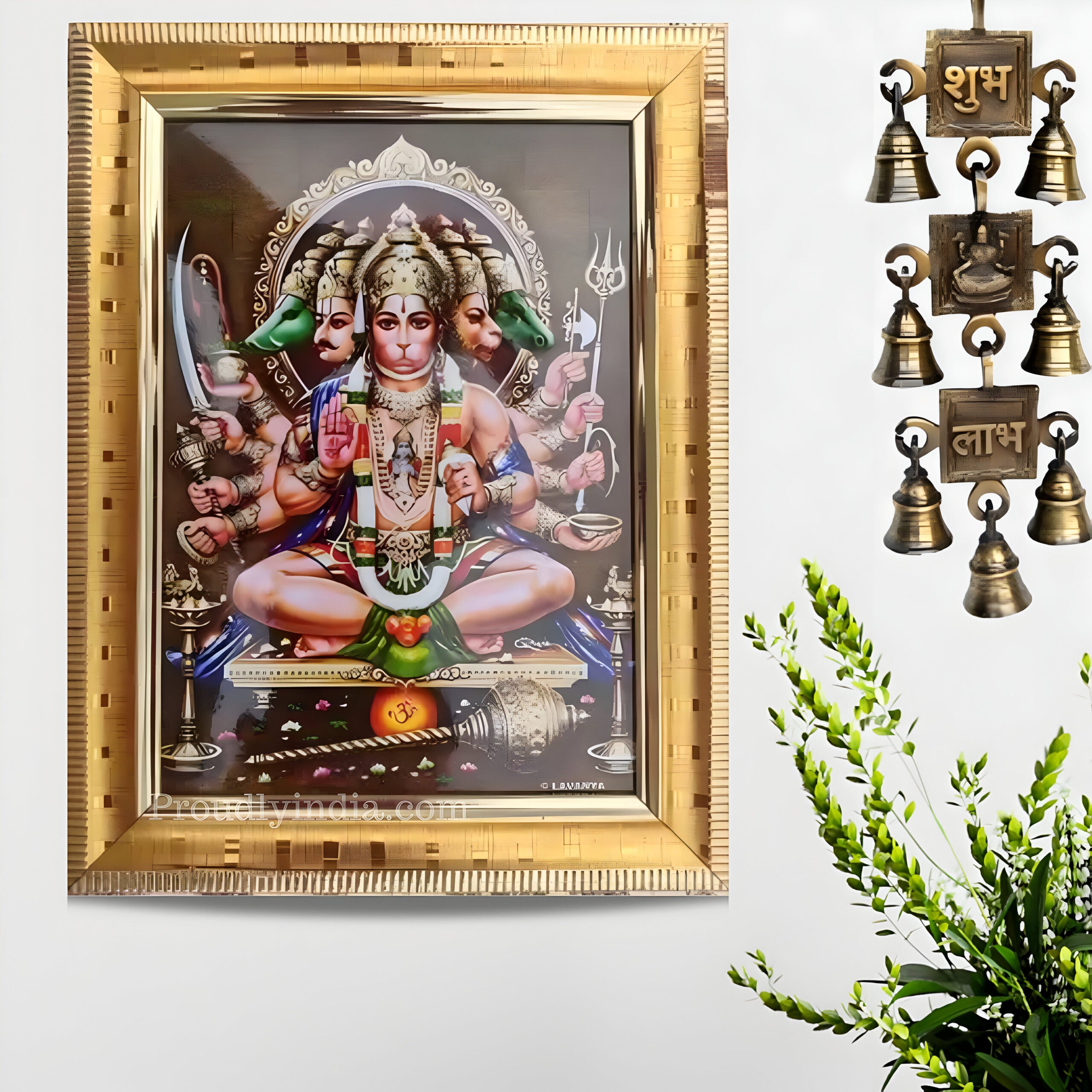 Panchmukhi Hanuman Religious Fram