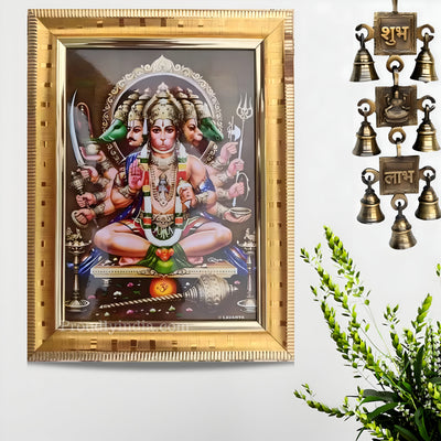 Panchmukhi Hanuman Religious Fram