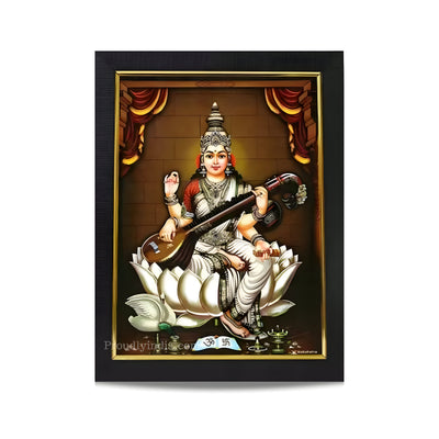 Saraswati Mata Religious Frame