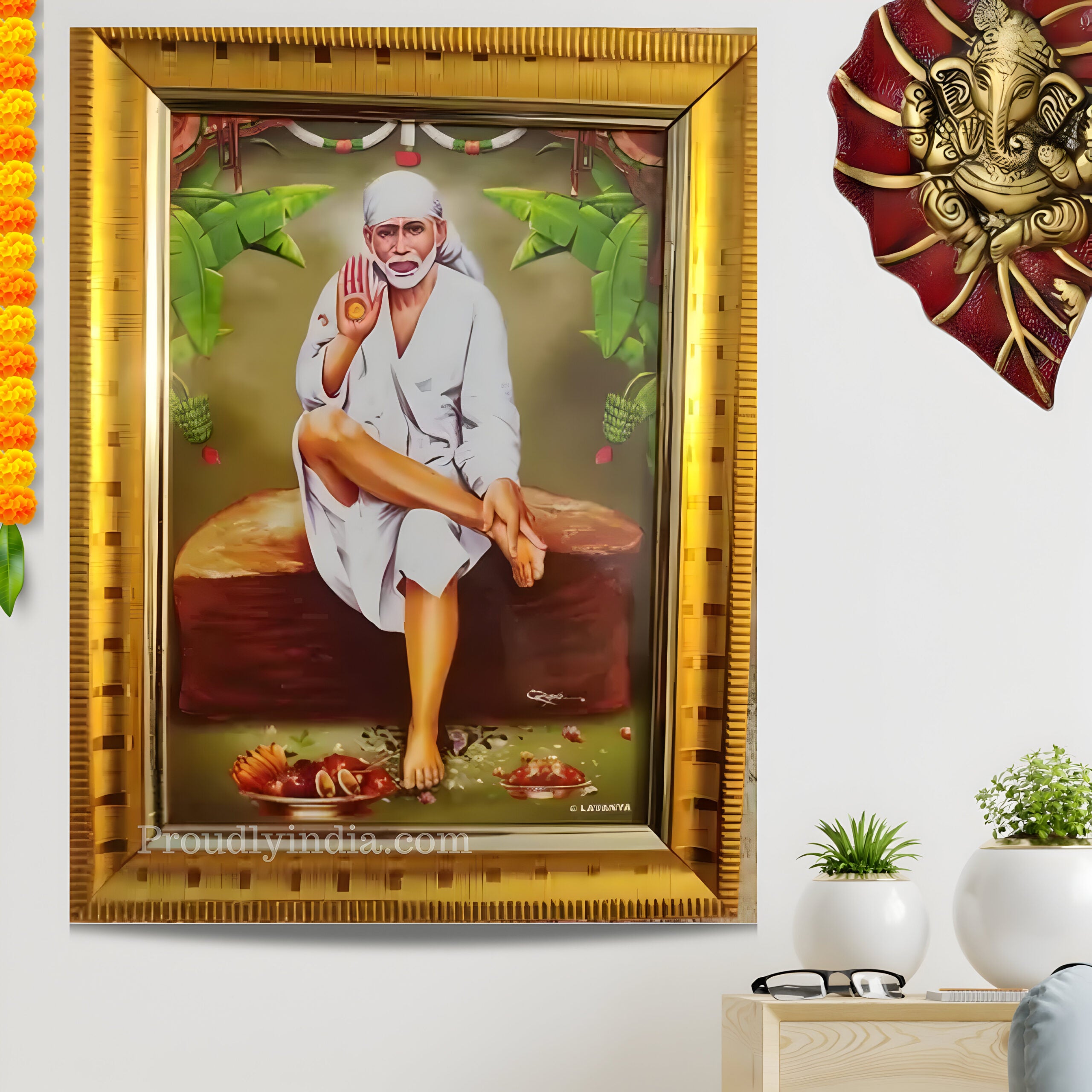Sai Baba Religious Frame