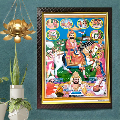 Khatu shyam ji Baba Ramdev ji Religious Frame