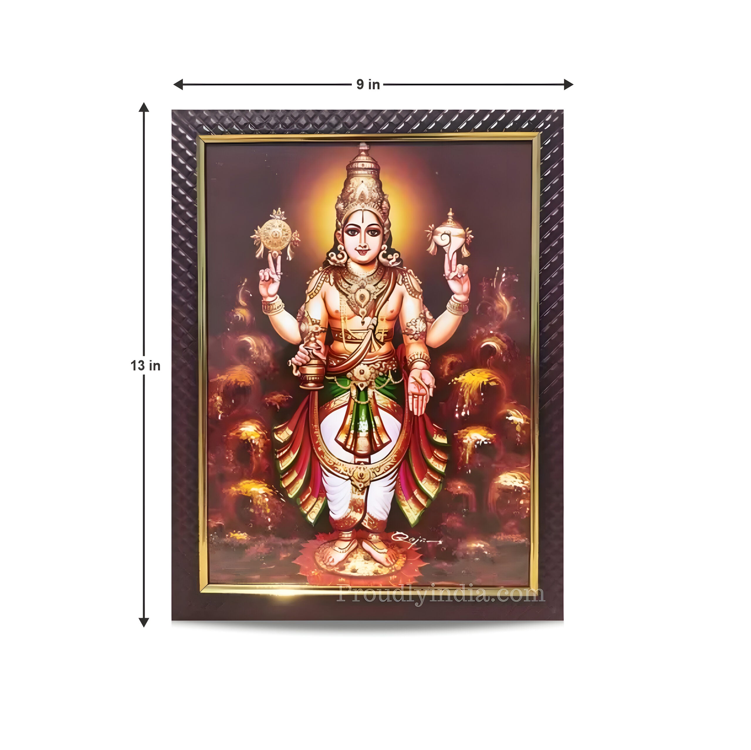 Dhanvantari God Religious Frame