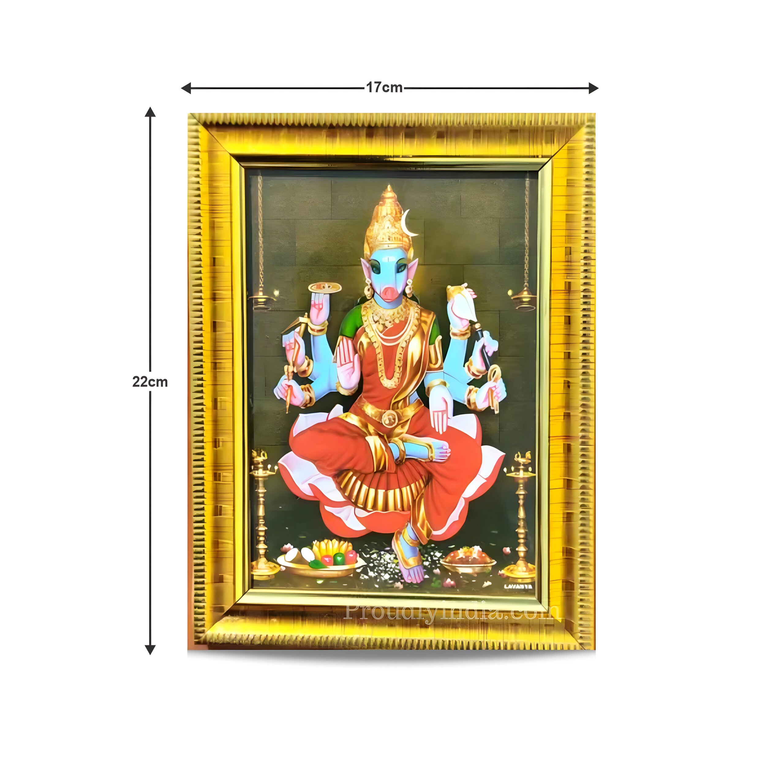 Varahi Amman Idol Religious Frame