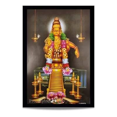Ayappa Swamy Idol Religious Frame