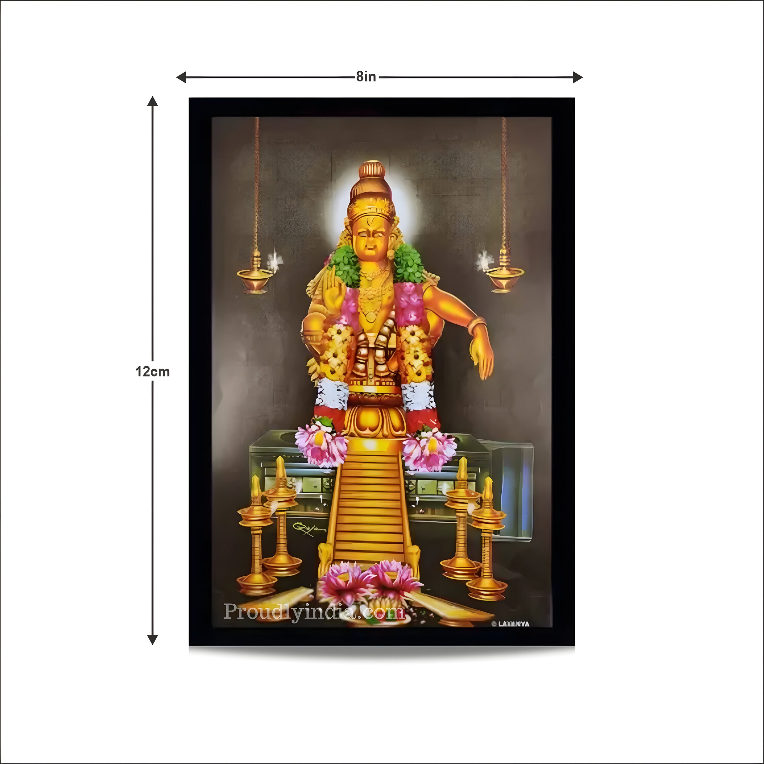 Ayappa Swamy Idol Religious Frame