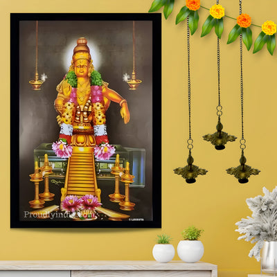 Ayappa Swamy Idol Religious Frame