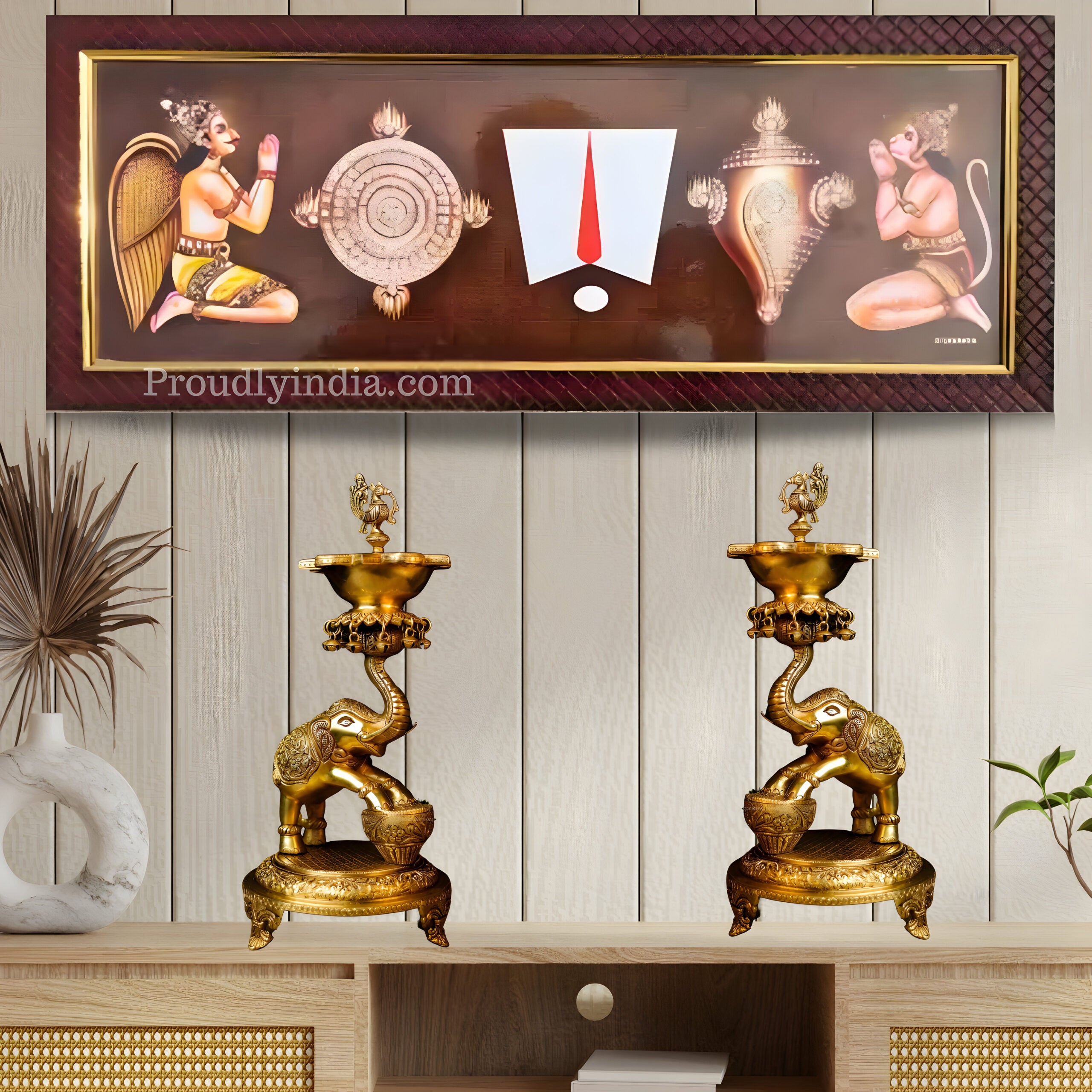Shanku Chakra Nammam Religious Frame