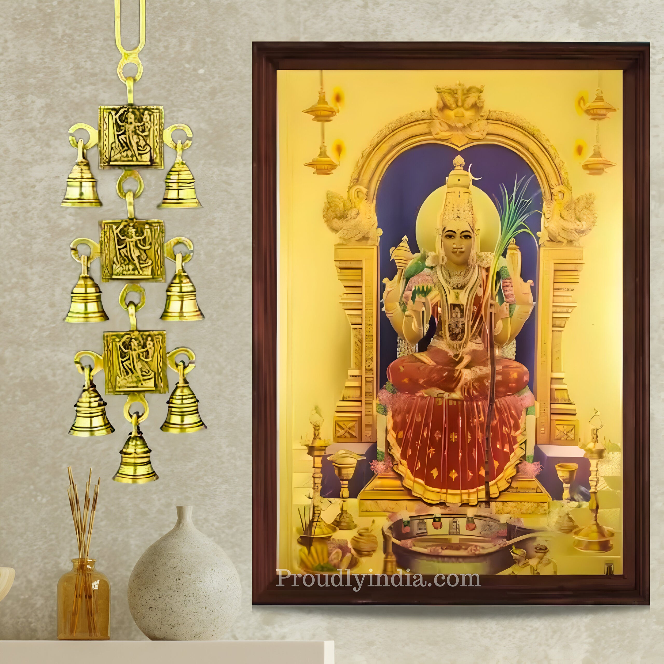 Kanchi Kamakshi/Kamatchi Amman Religious frame