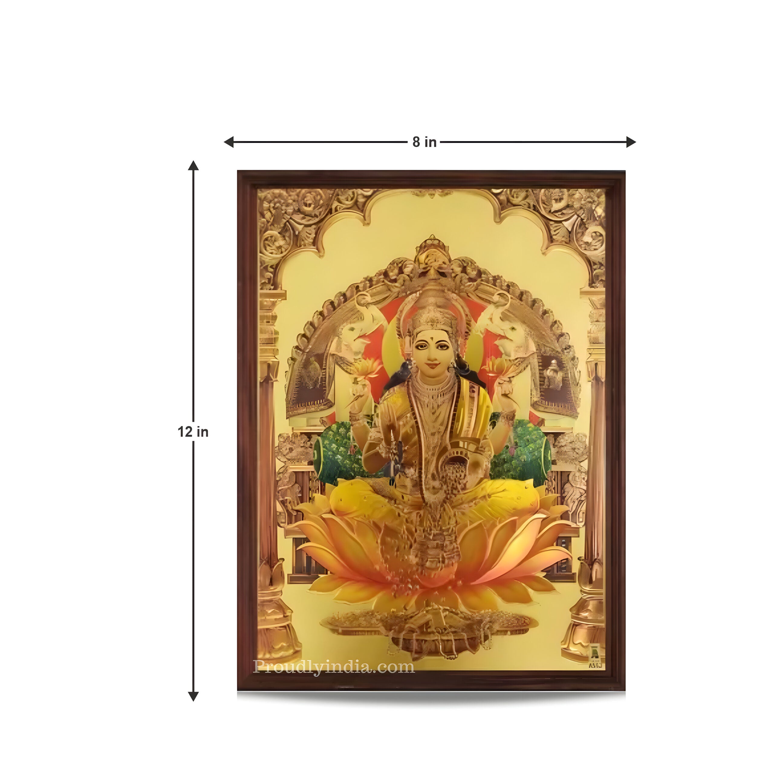 Lakshmi Idol Religious Frame