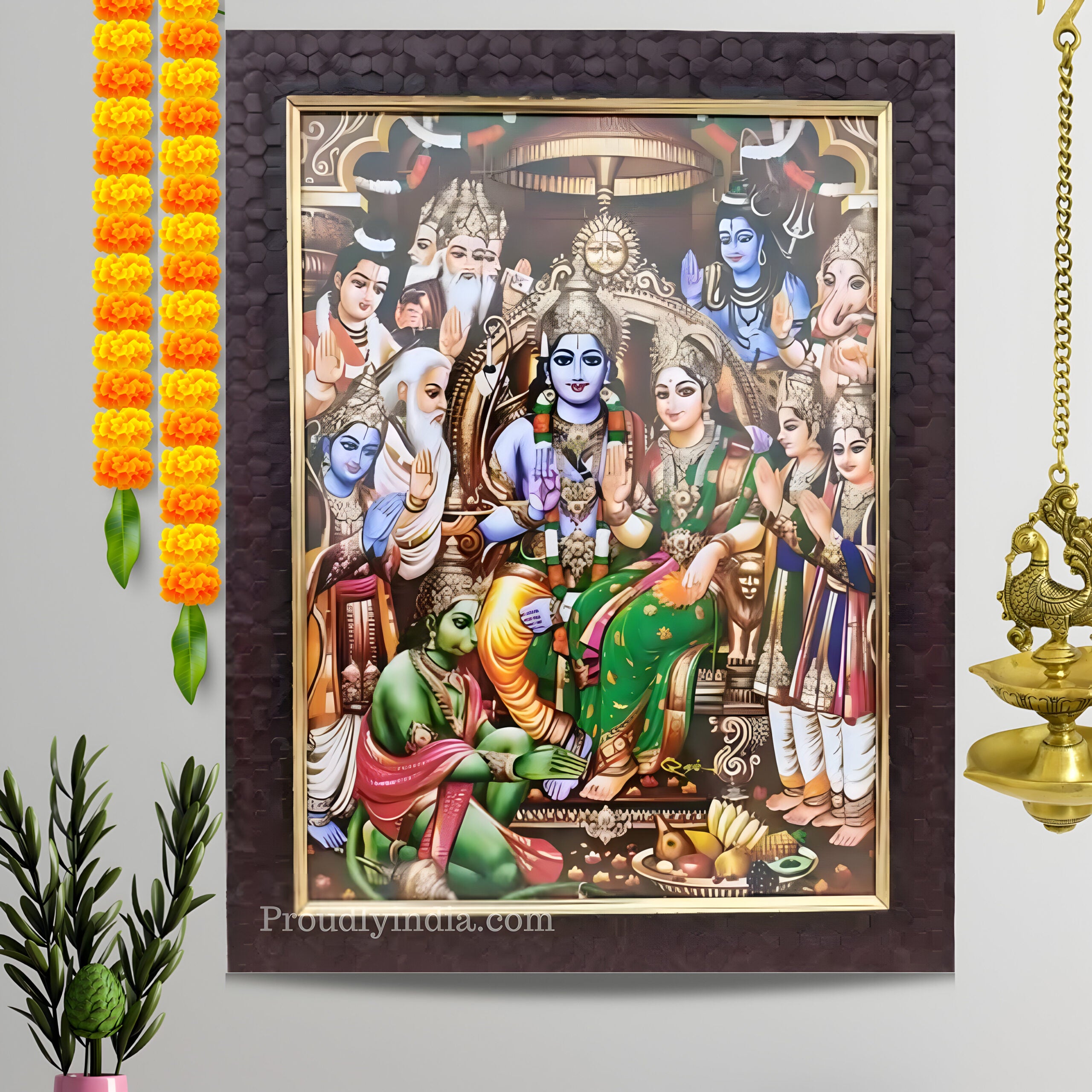 Ram darbar photo frame Religious Frame