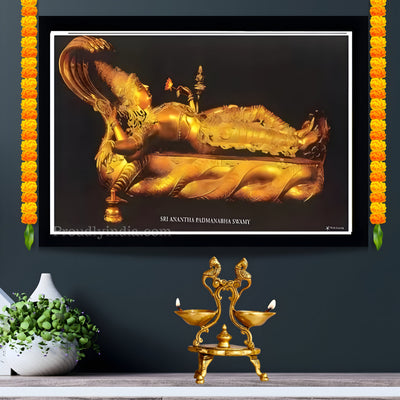 Padmanabha Swamy Idol Religious Frame