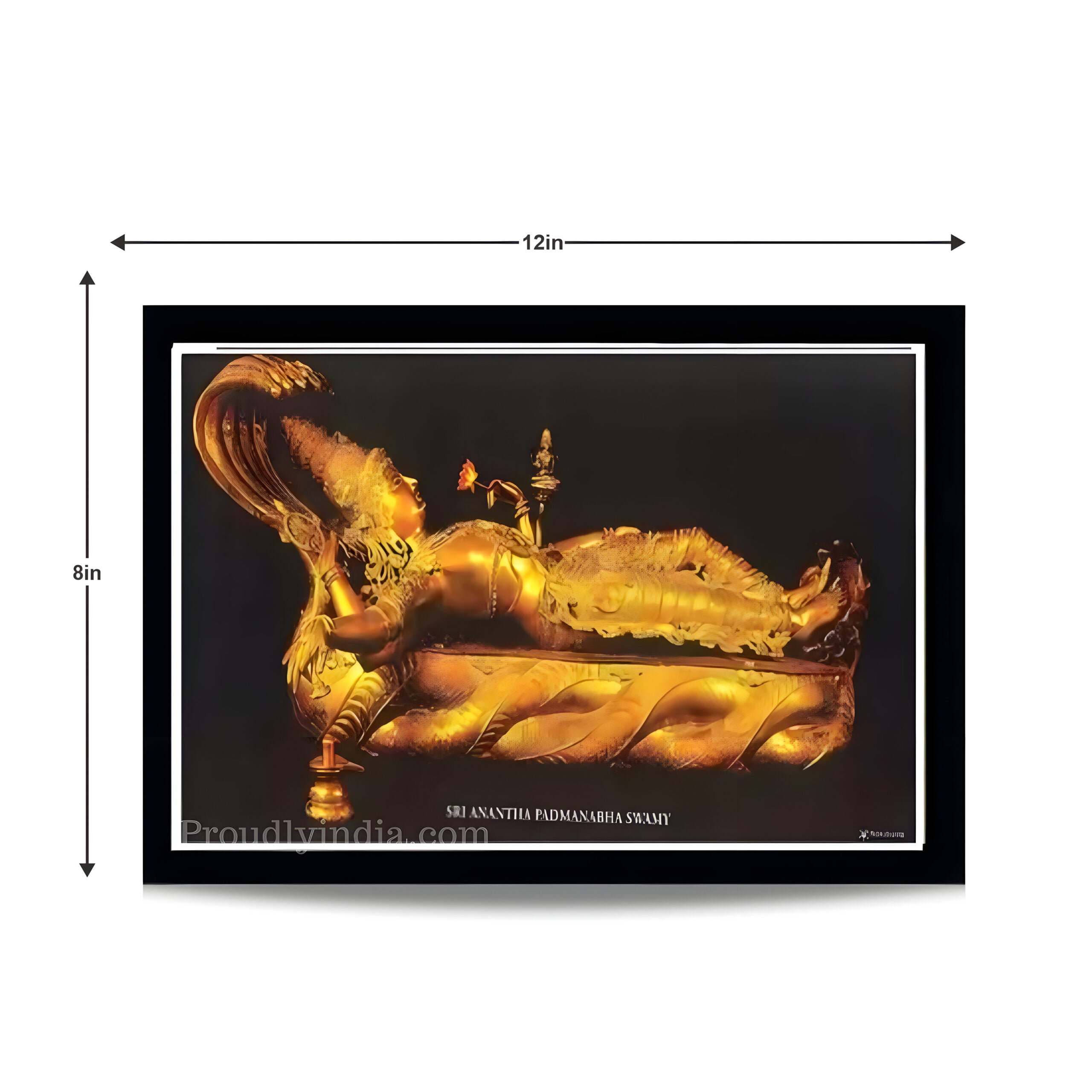 Padmanabha Swamy Idol Religious Frame