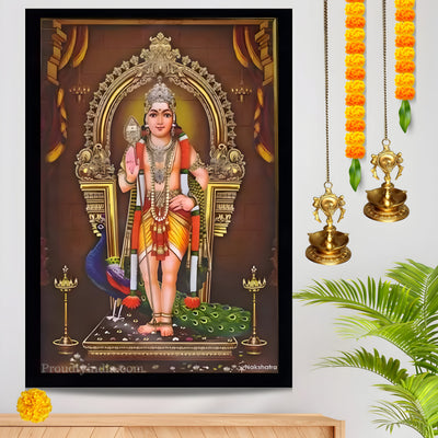 Karthikeya swamy Idol Religious Frame