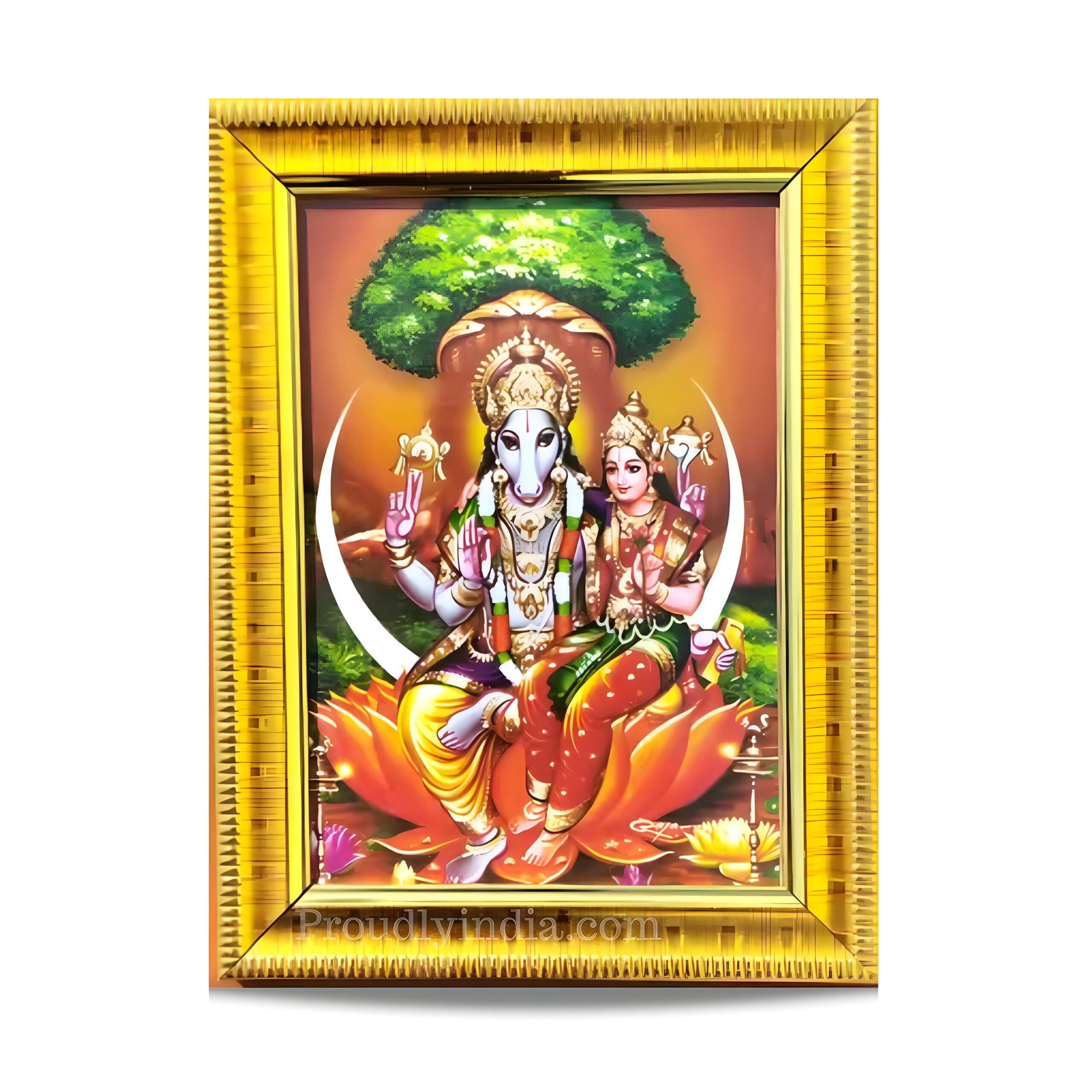 Varaha Swamy With Lakshmi Religious Frame