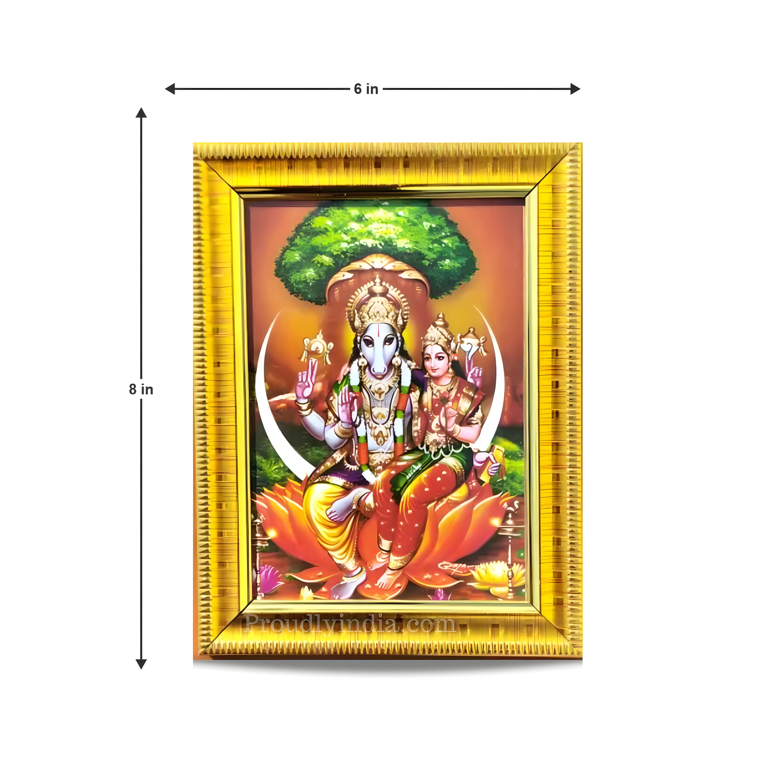 Varaha Swamy With Lakshmi Religious Frame