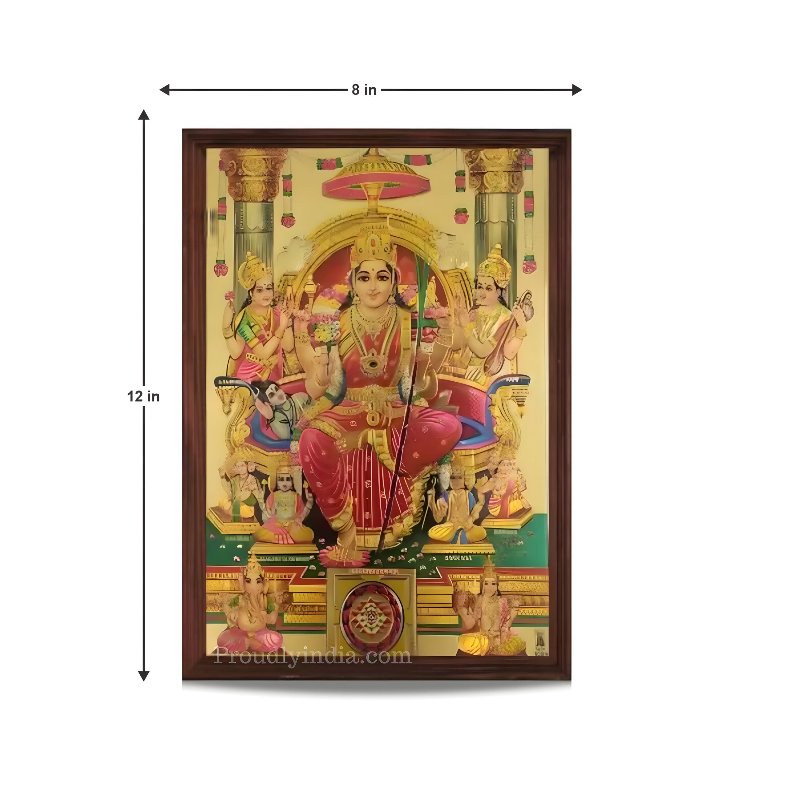 Lalitha devi - Tripura sundari mata Religious Frame